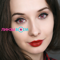Цветные линзы EOS 203 Pink Фото 4